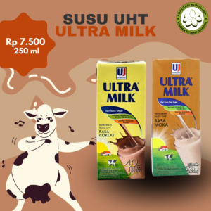 Susu UHT Ultra Milk Coklat dan Moka