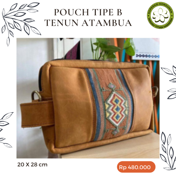 Pouch Tipe B Tenun Atambua