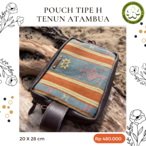Pouch Tipe H Tenun Atambua
