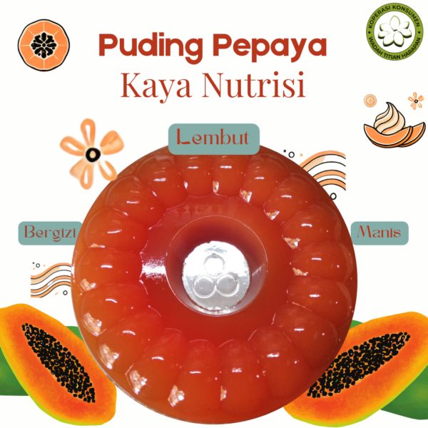 Puding Pepaya Bernutrisi dan Enak