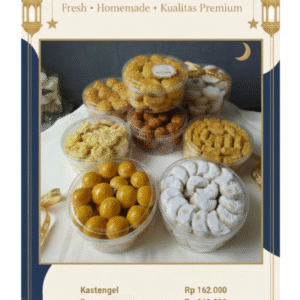 Aneka Kue Kering Premium (Kastengel, Sagu, Nastar, Putri Salju)