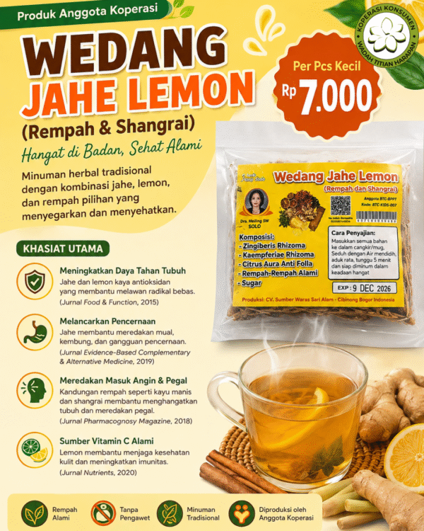 Wedang Jahe Lemon