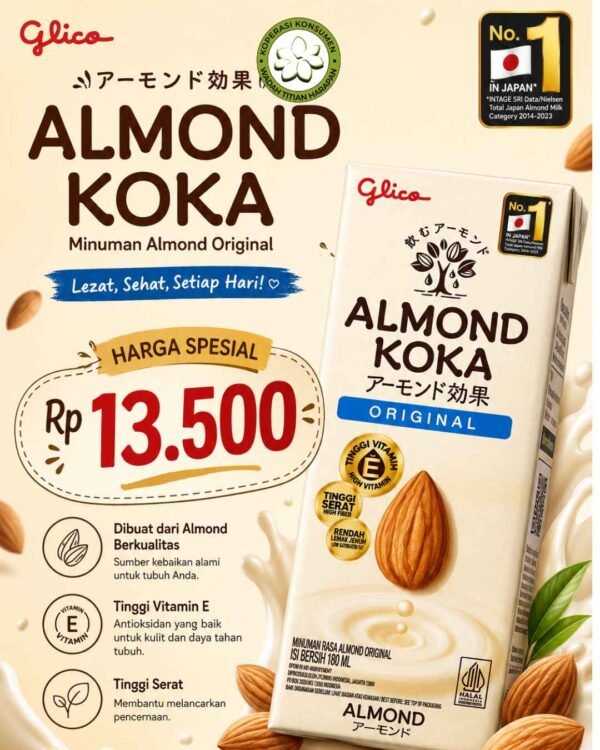 Minuman Almond Koka